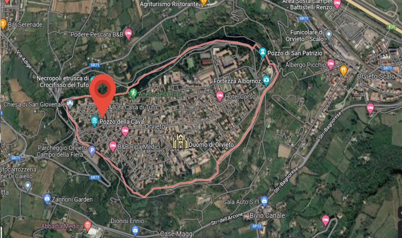 Stanza Con Bagno Privato Orvieto Centro Storico, Aria Condizionata Netflix Vicino Al Pozzo Della Cava-Affittacamere "Carvajal Rooms" المظهر الخارجي الصورة